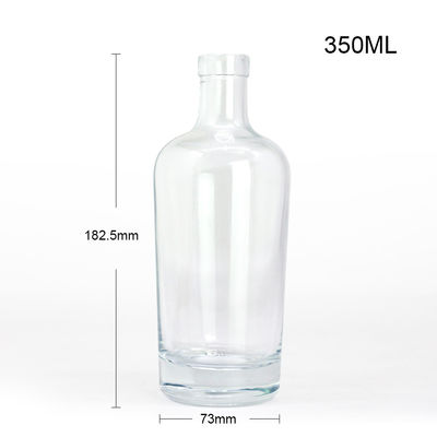 250ml/350ml/500ml/550ml/650ml/700ml/750ml 제곱 모양 디칼 수공업 진 병 유리
