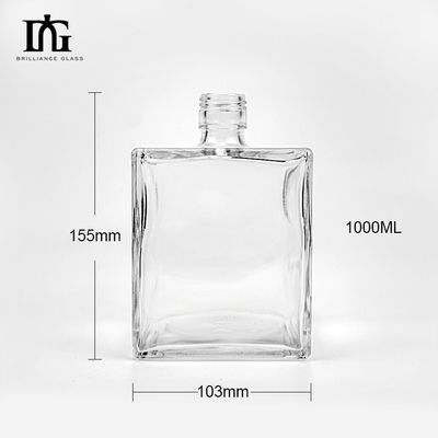 조각 정면 유리 술 병 100ml 200ml 250ml 500ml 700ml 1000ml 와인 위스키 브랜디 테킬라 진 병 코크