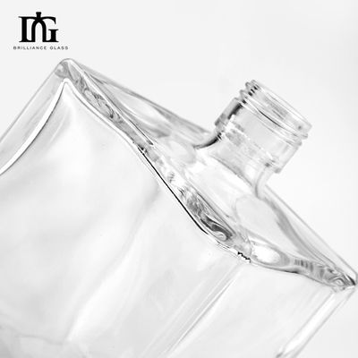 조각 정면 유리 술 병 100ml 200ml 250ml 500ml 700ml 1000ml 와인 위스키 브랜디 테킬라 진 병 코크