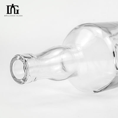 금 스탬프 인쇄 처리 샘플을 위한 특별한 유리 음료 병 350ml 500ml 750ml