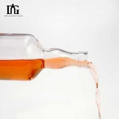 금 스탬프 인쇄 처리 샘플을 위한 특별한 유리 음료 병 350ml 500ml 750ml