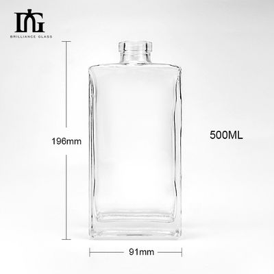 고품질 100ml 미니 리커 보드카 위스키 럼 브랜디 진 음료 유리 병