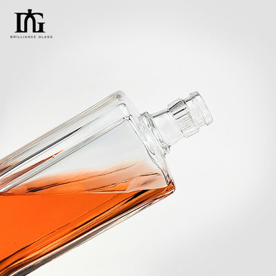 럭셔리 와인 음주 럼 위스키 진 보드카 500ml 맑은 유리 병 샘플 제공