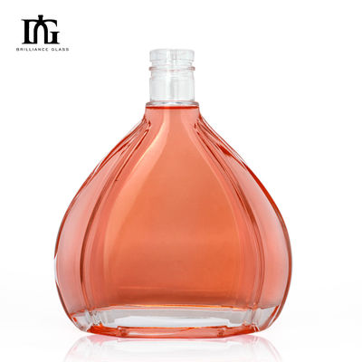 500ml 빈 유리 술 병 럼 위스키 와드카 술 목걸이 재료 유리