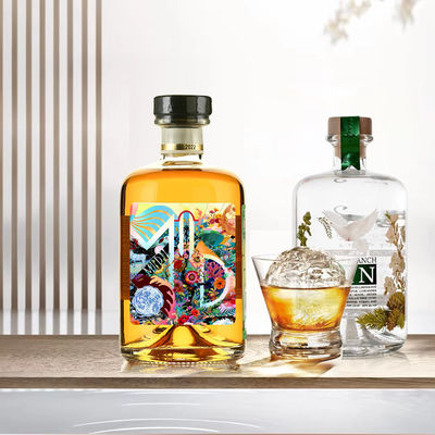 250ml 500ml 750ml 올리브 오일 스크루 캡 유리 병