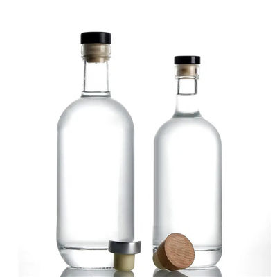 250ml/500ml/700ml/750ml 피트 글래스 스피릿 병