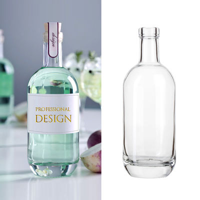 250ml/500ml/700ml/750ml 피트 글래스 스피릿 병