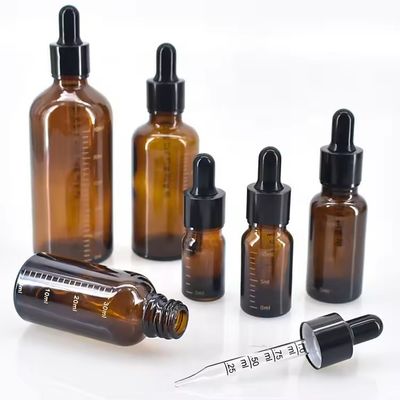 15ml 50ml 스킨케어 포장 에센셜 오일 드롭퍼 유유용 유리병 사용자 지정 로고