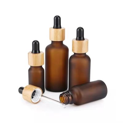 15ml 50ml 스킨케어 포장 에센셜 오일 드롭퍼 유유용 유리병 사용자 지정 로고