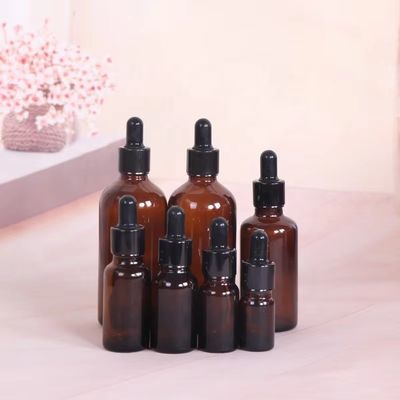 15ml 50ml 스킨케어 포장 에센셜 오일 드롭퍼 유유용 유리병 사용자 지정 로고