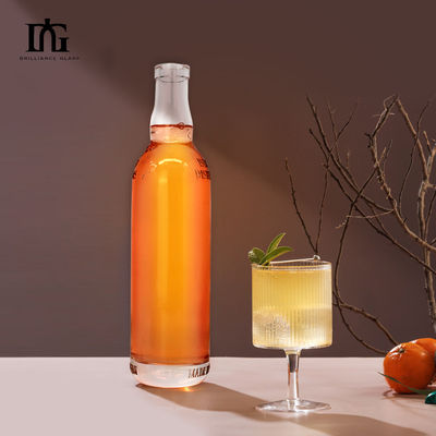 물체 재료 유리 750ml 500ml 위스키 진 위스키 병 음료 및 향수