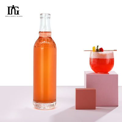 물체 재료 유리 750ml 500ml 위스키 진 위스키 병 음료 및 향수
