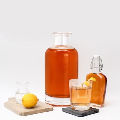 700ml 750ml 보드카 위스키 럼 진 음주 병에 맞춤형 유리
