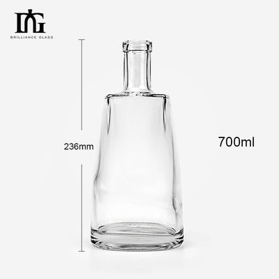 기본 재료 유리 50ml 350ml 700ml 750ml 1000ml 음료용 보드카 병