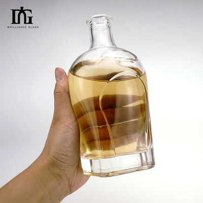080 술 및 음료 코크 밀폐 된 유리 병 500ml/700ml/750ml
