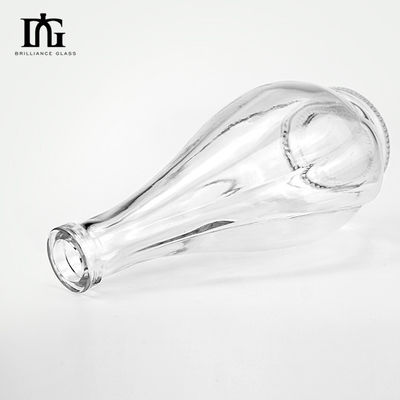 500ml 맑은 빈 보드카 음주 700ml 진 럼 술 술 차와 음주용 유리 병