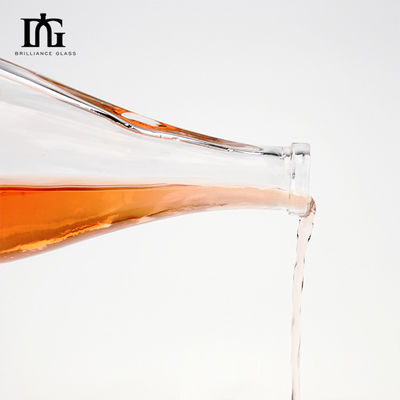 500ml 맑은 빈 보드카 음주 700ml 진 럼 술 술 차와 음주용 유리 병