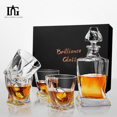 500ml/700ml/750ml 용량 맑은 빈 술 음료 진의 유리 병